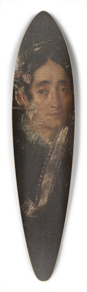 Feliks Pczarski - Portrait of a woman in a cap 39.3 inch art pintail longboard deck