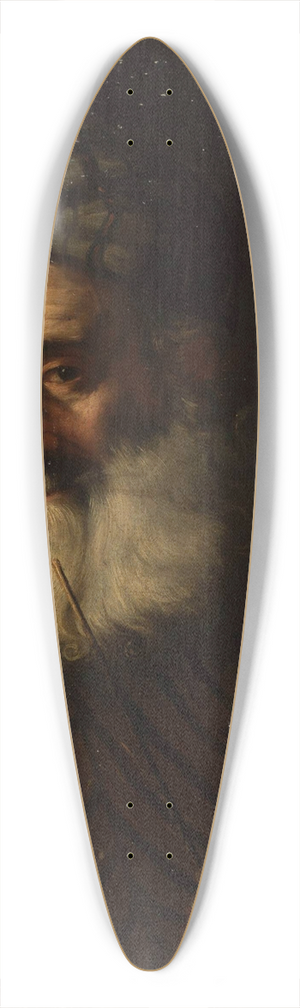 Feliks Pczarski - Study of a man smoking a pipe 39.3 inch art pintail longboard deck