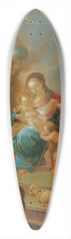 Felix Ivo Leicher - Die Heilige Sippe 39.3 inch art pintail longboard deck