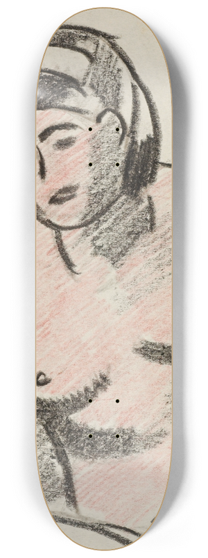 Carl Newman - Female NudeTorso 8.25 inch art skate deck