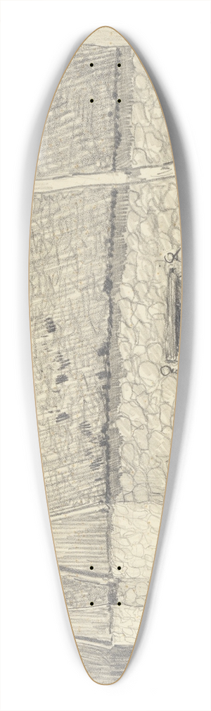 Ferdinand Boberg - Forrsj 39.3 inch art pintail longboard deck