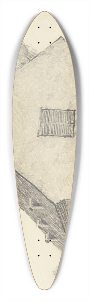 Ferdinand Boberg - Gripsholm 39.3 inch art pintail longboard deck