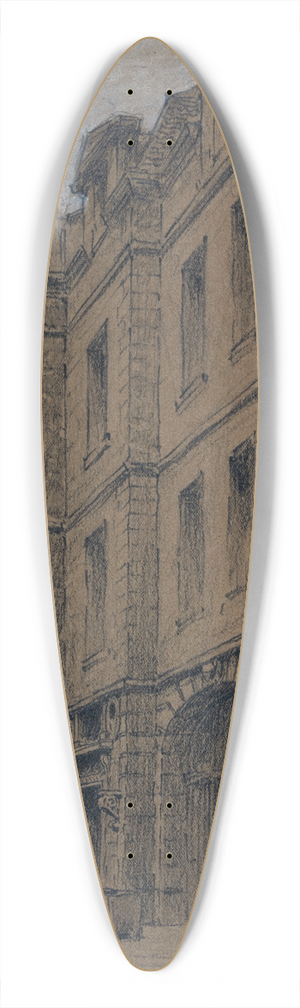 Ferdinand Boberg - La maison du n25 de la rue du Jour 39.3 inch art pintail longboard deck