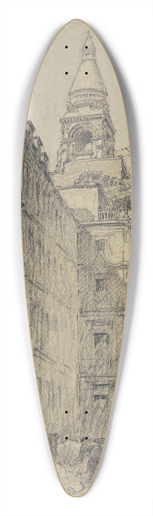 Ferdinand Boberg - Le passage Cottin 39.3 inch art pintail longboard deck