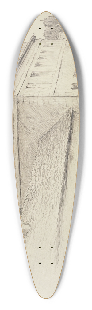 Ferdinand Boberg - Maison, 2 rue du Faubourg Saint-Jacques 39.3 inch art pintail longboard deck