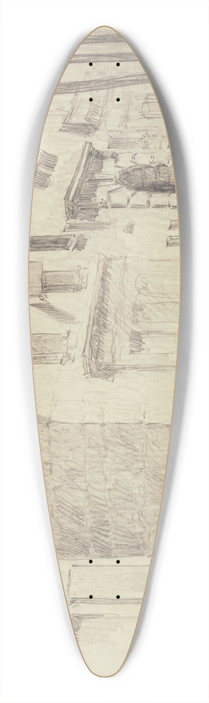 Ferdinand Boberg - Maison, 5 rue Hautefeuille 39.3 inch art pintail longboard deck