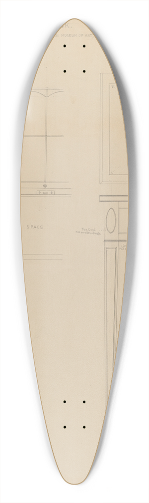 Ferdinand Cartier - Desk 39.3 inch art pintail longboard deck