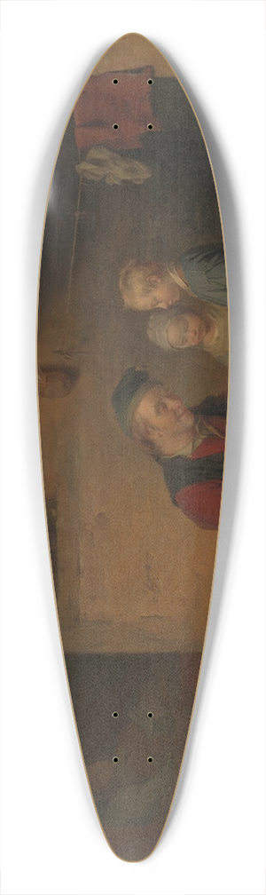 Ferdinand de Braekeleer - The delivery room 39.3 inch art pintail longboard deck Ferdinand de Braekeleer - The delivery room 39.3 inch art pintail longboard deck