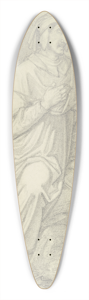 Ferdinand Fellner - Dante 39.3 inch art pintail longboard deck