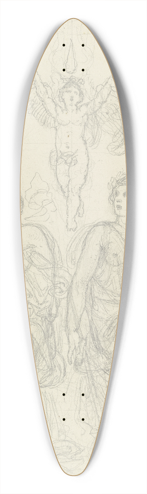 Ferdinand Fellner - Fama und Geschichte, darber ein Genius 39.3 inch art pintail longboard deck