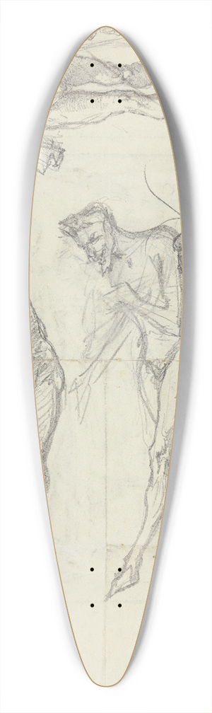 Ferdinand Fellner - Studies of Mephistopheles 39.3 inch art pintail longboard deck