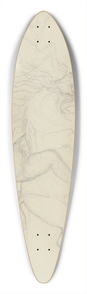 Ferdinand Fellner - The Ride of the Valkyries 39.3 inch art pintail longboard deck
