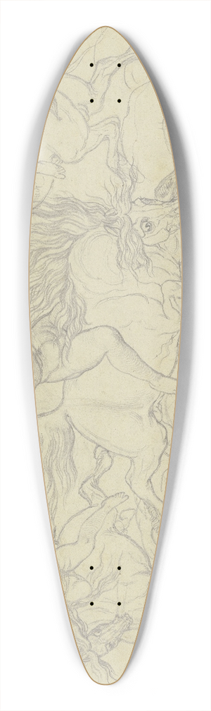 Ferdinand Fellner - The Ride of the Valkyries 39.3 inch art pintail longboard deck