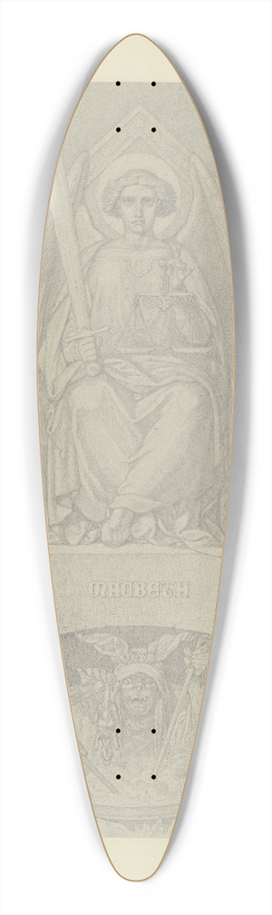 Ferdinand Fellner - Title page for Macbeth 39.3 inch art pintail longboard deck