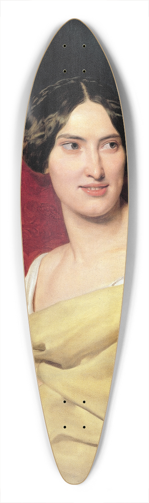 Ferdinand Georg Waldmller - Anna Bayer, the artists second wife 39.3 inch art pintail longboard deck