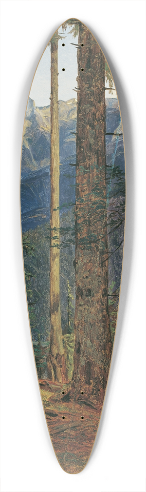 Ferdinand Georg Waldmller - Das Hllengebirge bei Ischl 39.3 inch art pintail longboard deck
