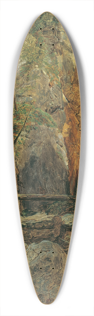 Ferdinand Georg Waldmller - Die Rettenbachwildnis bei Ischl 39.3 inch art pintail longboard deck