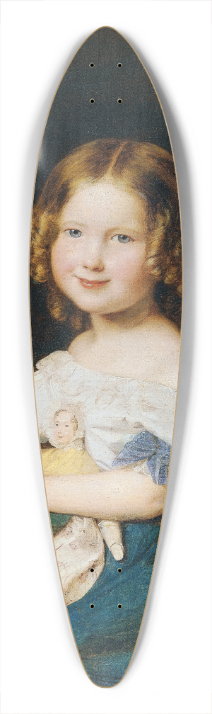 Ferdinand Georg Waldmller - Emilie Werner, the daughter of the married couple Johann and Magdalena Werner 39.3 inch art pintail longboard deck