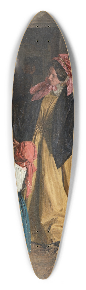 Ferdinand Georg Waldmller - Godmothers Farewell (After Confirmation) 39.3 inch art pintail longboard deck