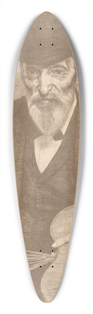 Ferdinand Hart Nibbrig - Portret van Hendrik Valkenburg 39.3 inch art pintail longboard deck