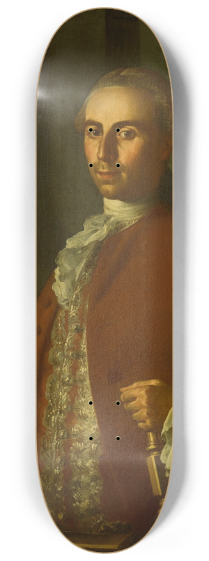 Carlo Amalfi - Portrait of an architect 8.25 inch art skate deck