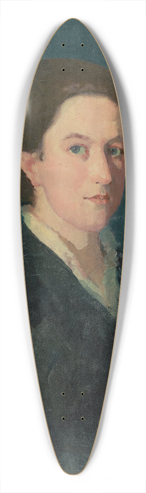 Ferdinand Hodler - Portrait Of A Young Lady 39.3 inch art pintail longboard deck