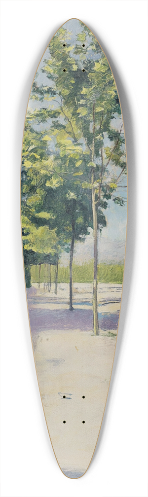 Ferdinand Hodler - Street Of St. Georges 39.3 inch art pintail longboard deck