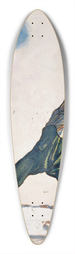 Ferdinand Hodler - Woodcutter 39.3 inch art pintail longboard deck