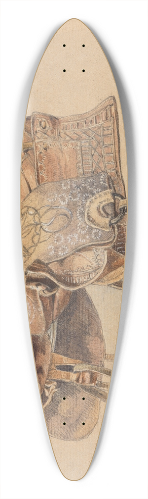 Ferdinand Keller - Brasilianischer Sattel 39.3 inch art pintail longboard deck