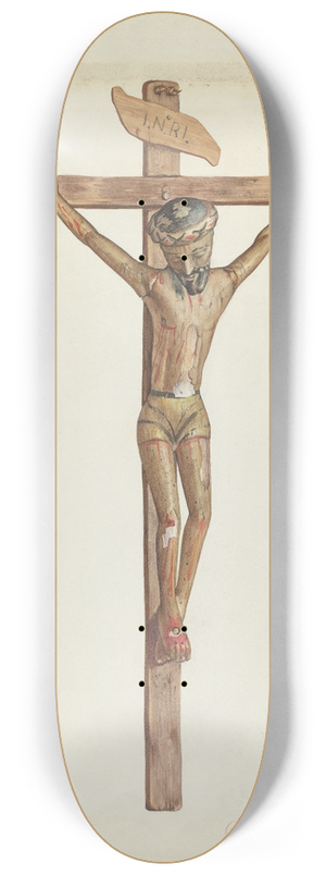 Carl O'Bergh - Crucifix 8.25 inch art skate deck