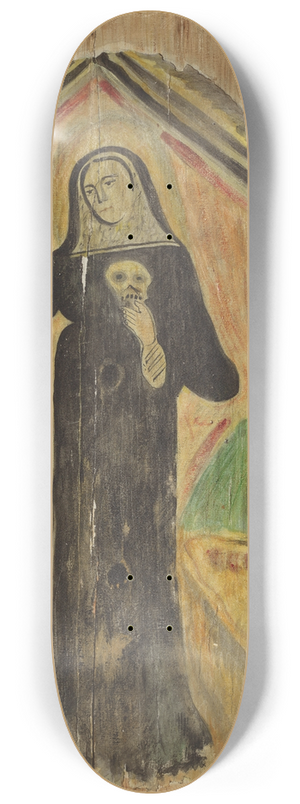 Carl O'Bergh - Santo (Santa Rita) 8.25 inch art skate deck