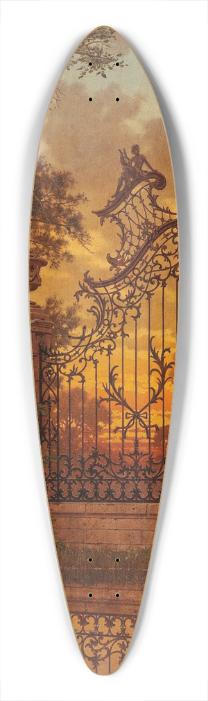 Ferdinand Knab - Am Schlosstor 39.3 inch art pintail longboard deck