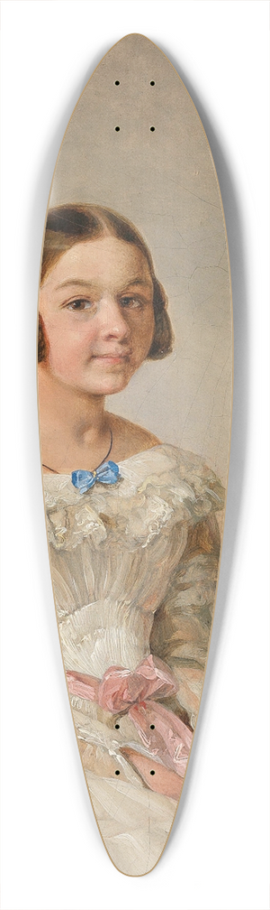 Ferdinand Kss - Mdchenportrt 39.3 inch art pintail longboard deck