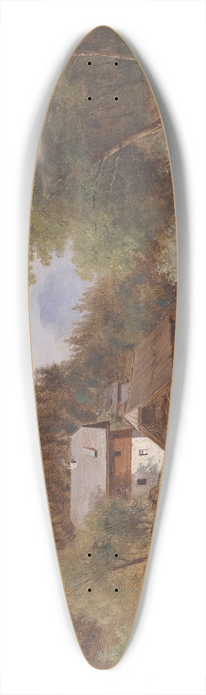 Ferdinand Kss - Sgemhle in Salzburg 39.3 inch art pintail longboard deck