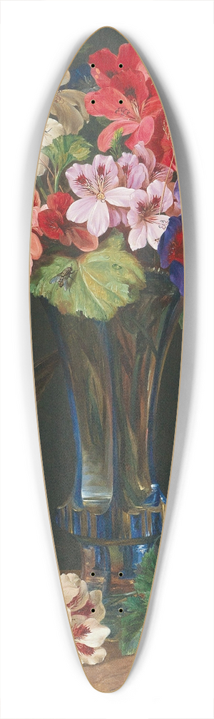 Ferdinand Kss - Stilleben mit Blumen in Vase 39.3 inch art pintail longboard deck