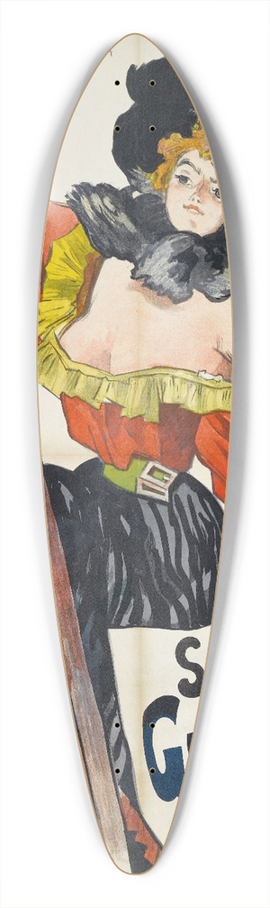 Ferdinand Lunel - Socit Du Gaz Acetylene 39.3 inch art pintail longboard deck Ferdinand Lunel - Socit Du Gaz Acetylene 39.3 inch art pintail longboard deck