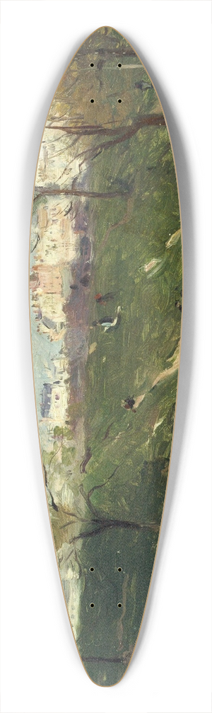 Ferdinand Marks - Les Fortifications, boulevard Gouvion-Saint-Cyr 39.3 inch art pintail longboard deck