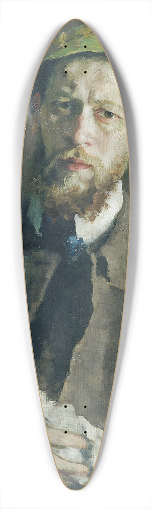 Ferdinand Matthias Zerlacher - Selbstbildnis 39.3 inch art pintail longboard deck