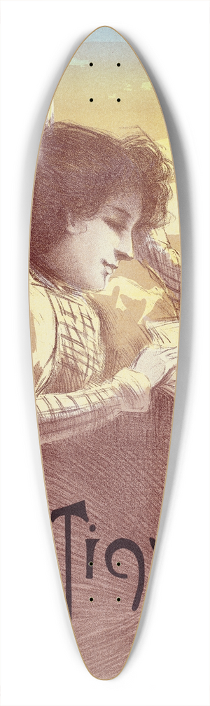 Ferdinand Misti-Mifliez - La Critique 39.3 inch art pintail longboard deck