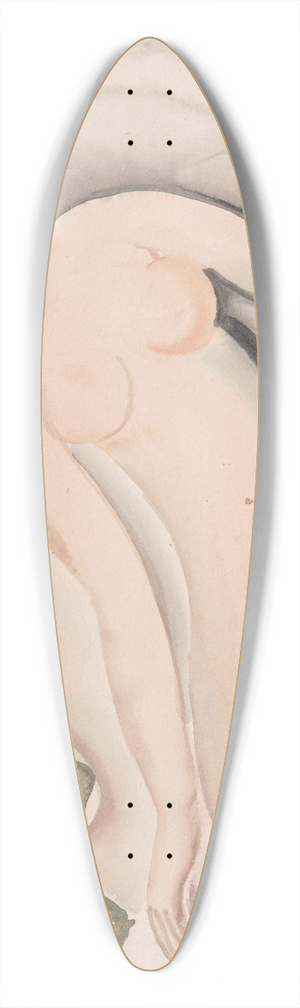 Ferdinand Schirren - Lying Nude 39.3 inch art pintail longboard deck