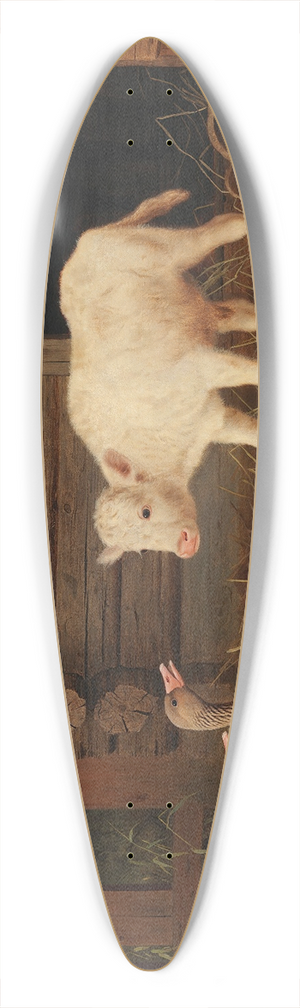 Ferdinand von Wright - The Surprise 39.3 inch art pintail longboard deck