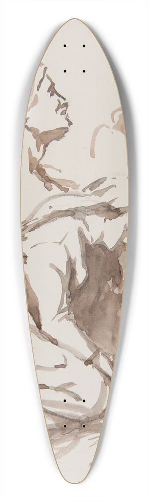 Ferdynand Bryll - scena symboliczna 39.3 inch art pintail longboard deck