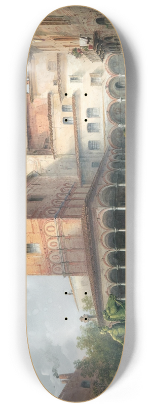 Carlo Bossoli - Milan, Church of Santa Maria alla Fontana 8.25 inch art skate deck Carlo Bossoli - Milan, Church of Santa Maria alla Fontana 8.25 inch art skate deck