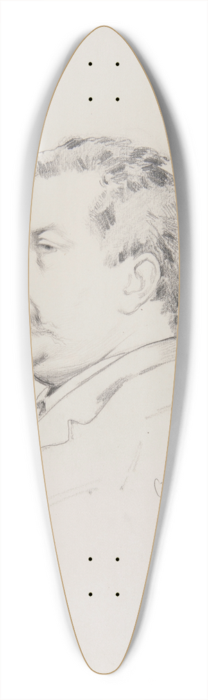 Ferdynand Bryll - szkic do portretu mczyzny 39.3 inch art pintail longboard deck