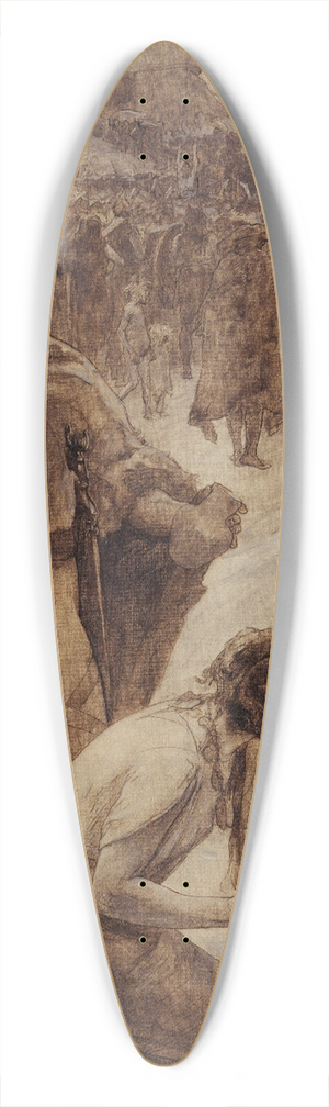 Fernand Cormon - La poterie 39.3 inch art pintail longboard deck