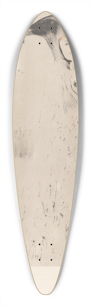 Fernand Khnopff - The Bells 39.3 inch art pintail longboard deck Fernand Khnopff - The Bells 39.3 inch art pintail longboard deck