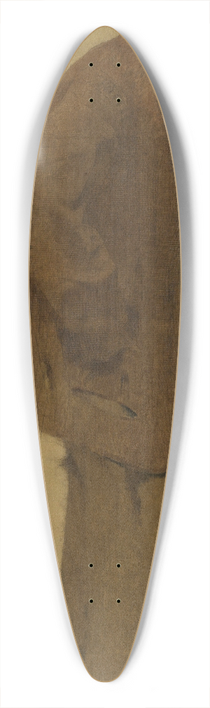 Fernand Pelez - La Bouche de pain; vieil homme de profil, coiff dun bret, mains dans les poches 39.3 inch art pintail longboard deck