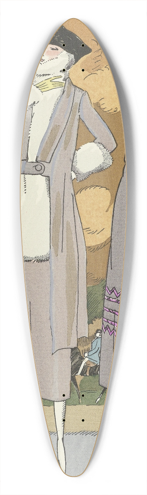 Fernand Simon - Le retour des autans ; Tailleur et Robe daprs-midi, de Doeuillet 39.3 inch art pintail longboard deck