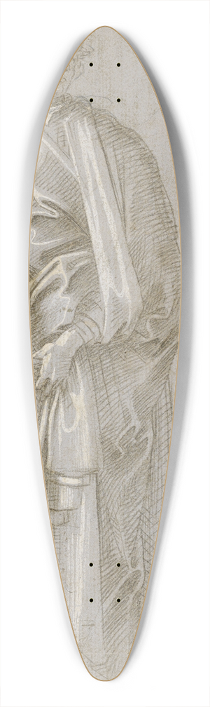 Filippino Lippi - Standing Saint 39.3 inch art pintail longboard deck