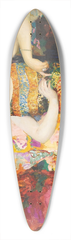 Filipp Malyavin - Portrait Of A Lady 39.3 inch art pintail longboard deck